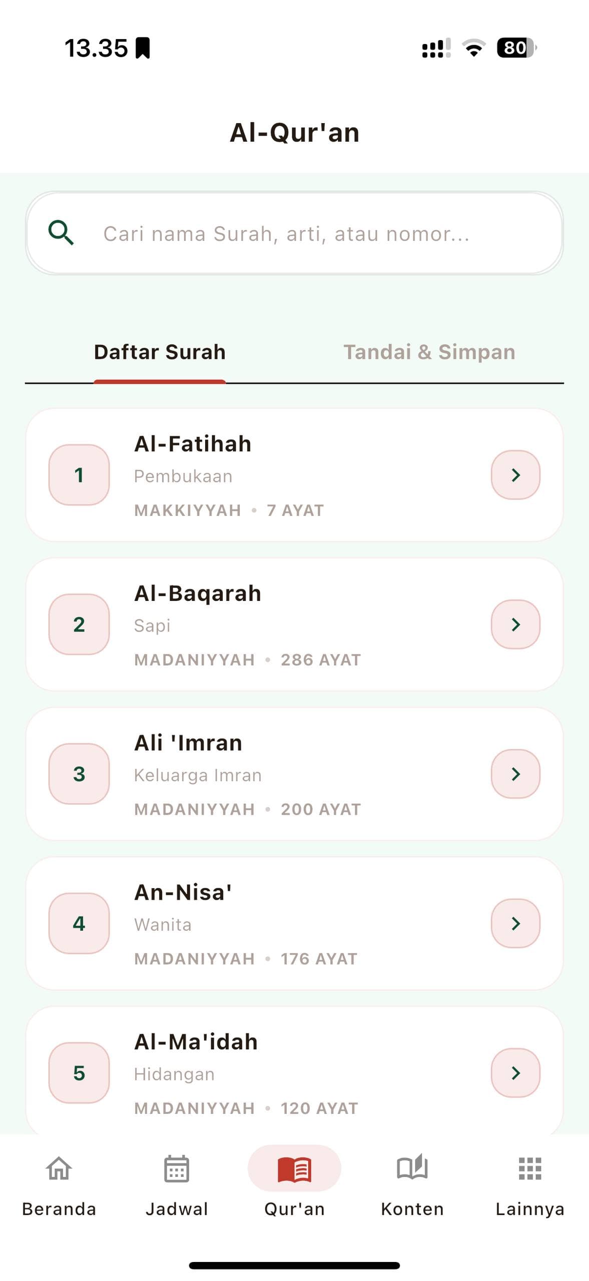 Qur’an Reader preview